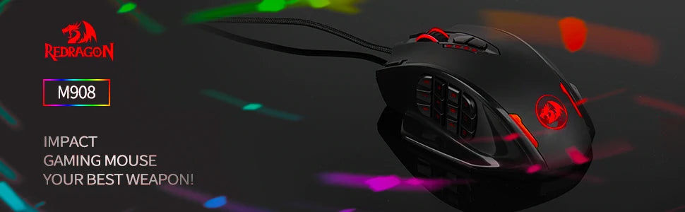 RGB Backlight LED USB Wired Gaming Mouse