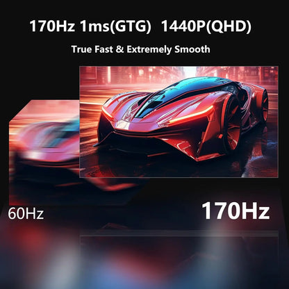 27 Inch Monitor 170hz 2K Gaming Display
