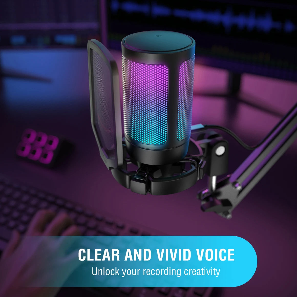USB Condenser Gaming Microphone