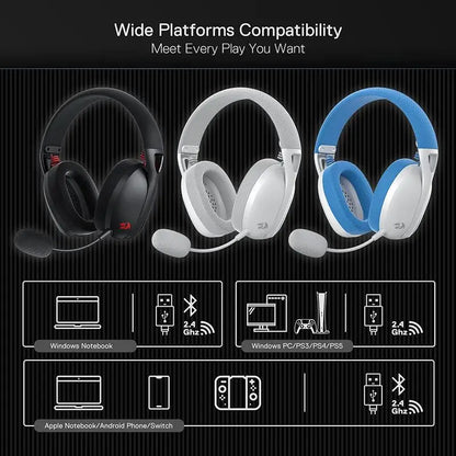 H848 Headset Bluetooth Wireless Gaming