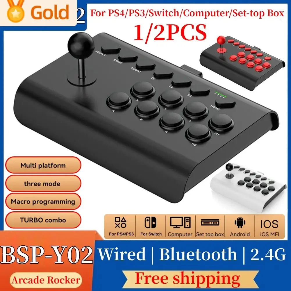 2.4G Fighting Controller for Nintendo Switch PS4 PS3 PC