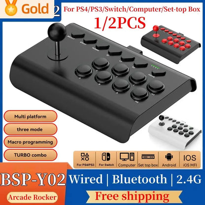 2.4G Fighting Controller for Nintendo Switch PS4 PS3 PC