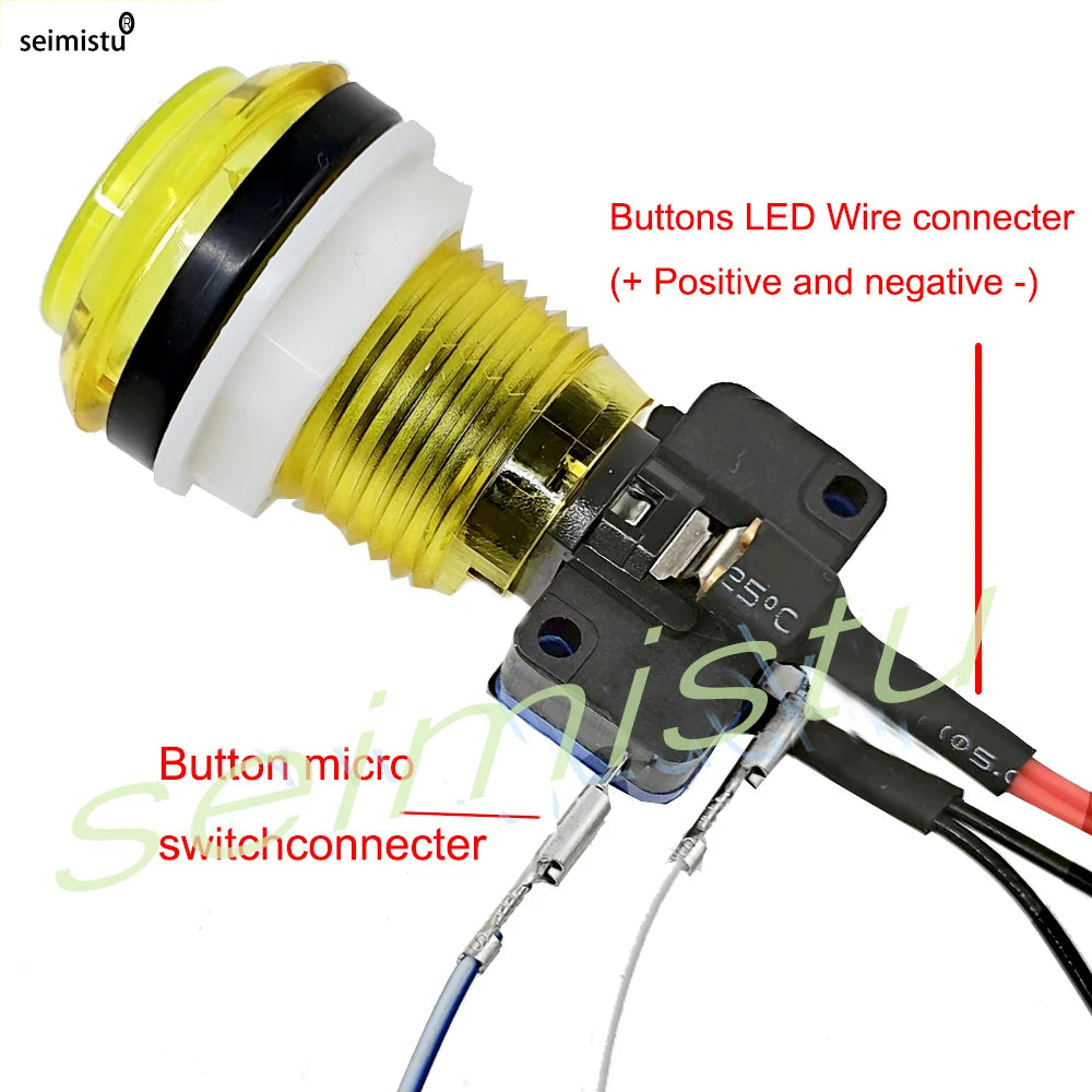 Arcade joystick Game Kit  With LED Push Button