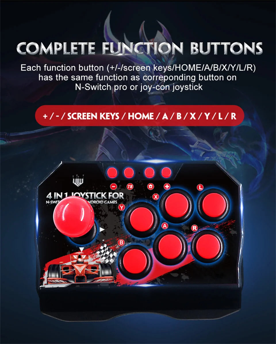 4-in 1Game Joystick With 3M USB Cable
