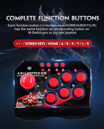 4-in 1Game Joystick With 3M USB Cable