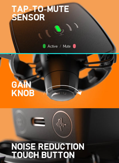 USB Gaming Microphone with RGB effect