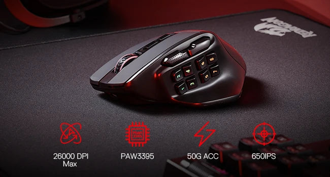 M811 PRO Wireless MMO Gaming Mouse