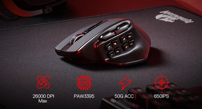 M811 PRO Wireless MMO Gaming Mouse