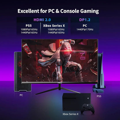 27 Inch Monitor 170hz 2K Gaming Display