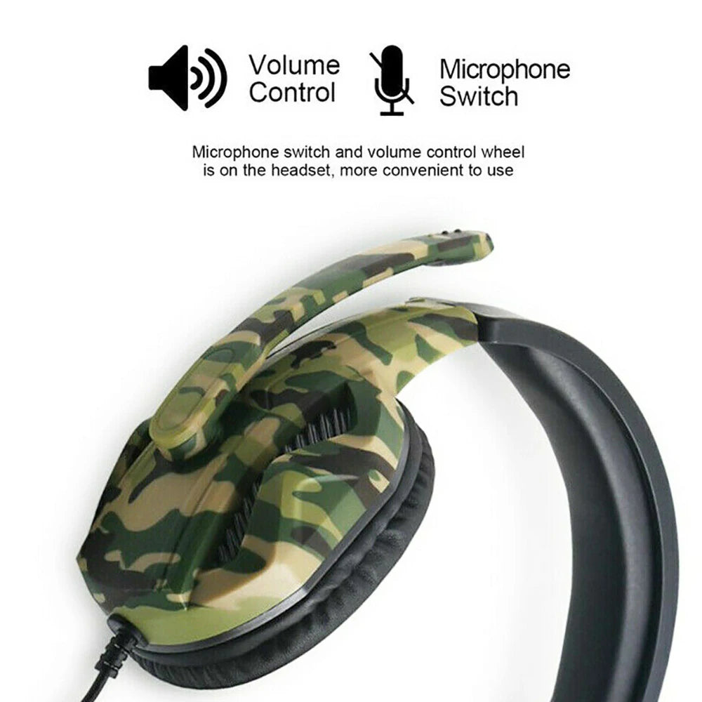 Wired Gaming Headphones With Microphone For Game