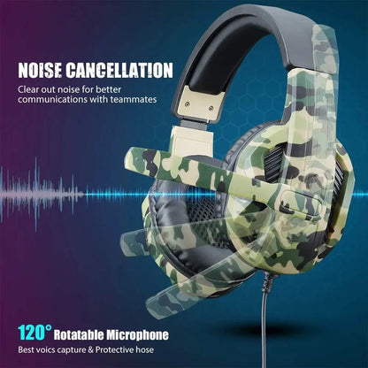 Wired Gaming Headphones With Microphone For Game