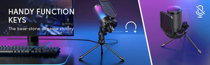 USB Condenser Gaming Microphone