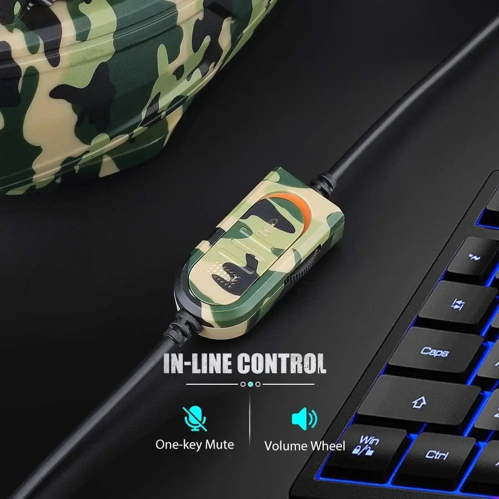 Wired Gaming Headphones With Microphone For Game