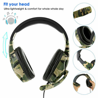 Wired Gaming Headphones With Microphone For Game