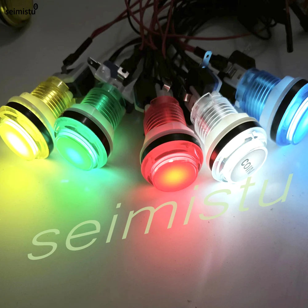 Arcade joystick Game Kit  With LED Push Button