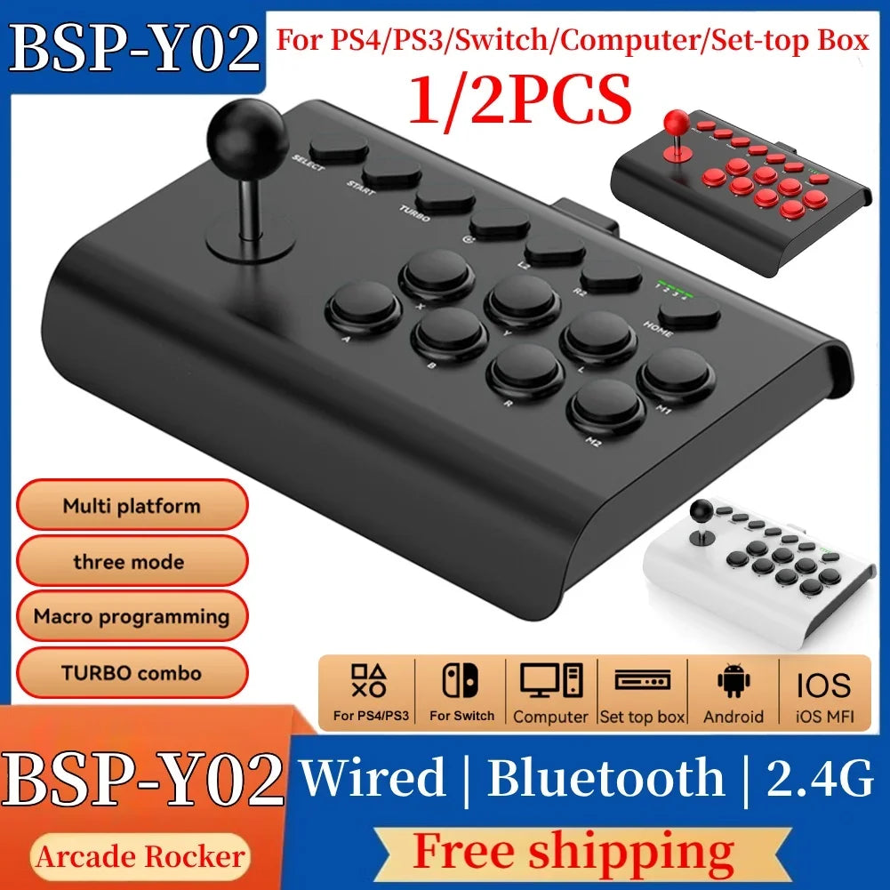 2.4G Fighting Controller for Nintendo Switch PS4 PS3 PC