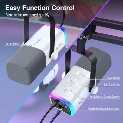 Gaming Microphone Kit with Headphone