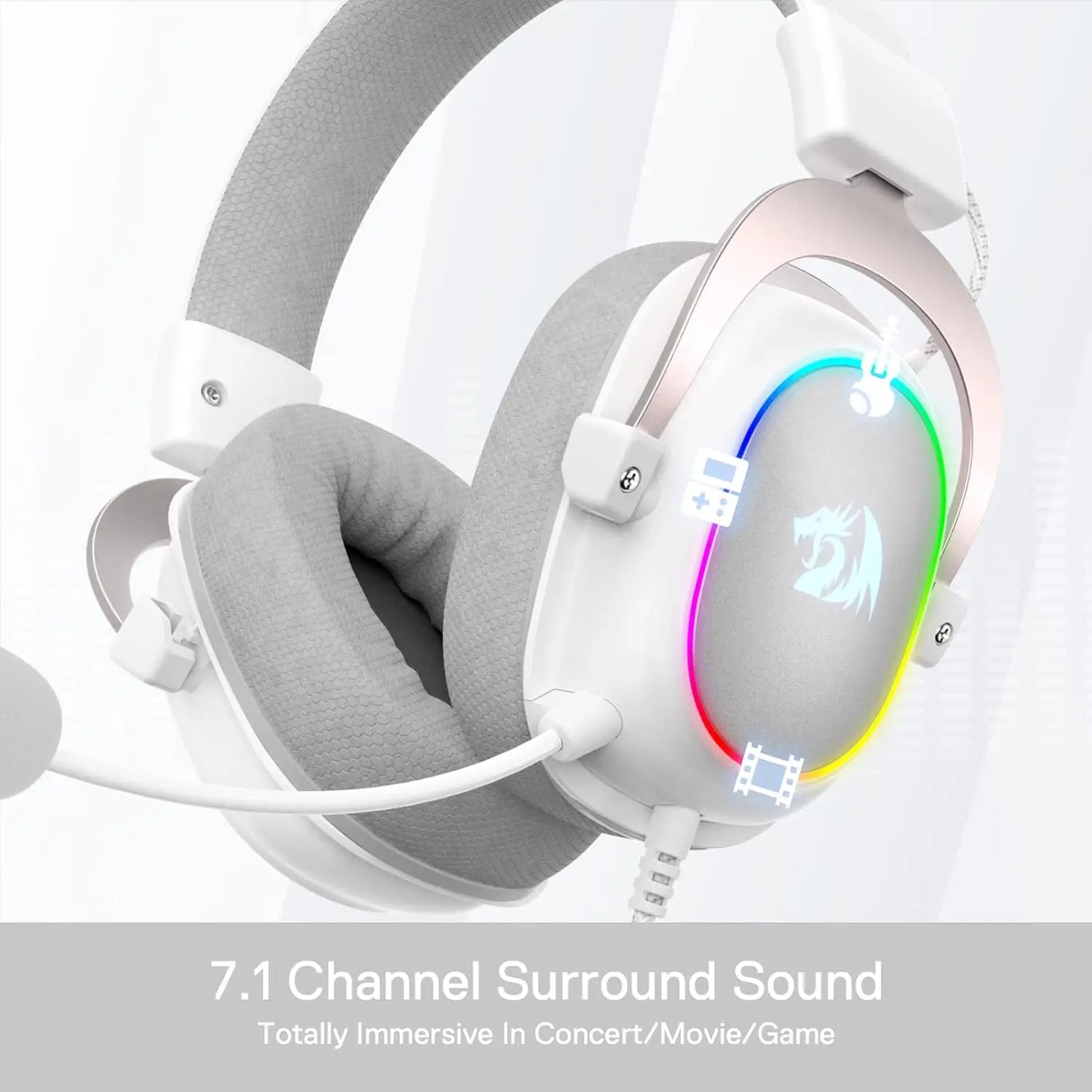 RGB Wired Backlit Gaming Headset