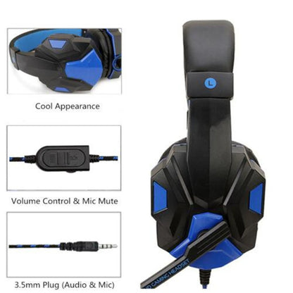 3.5mm Wired Gaming Headphones With Microphone