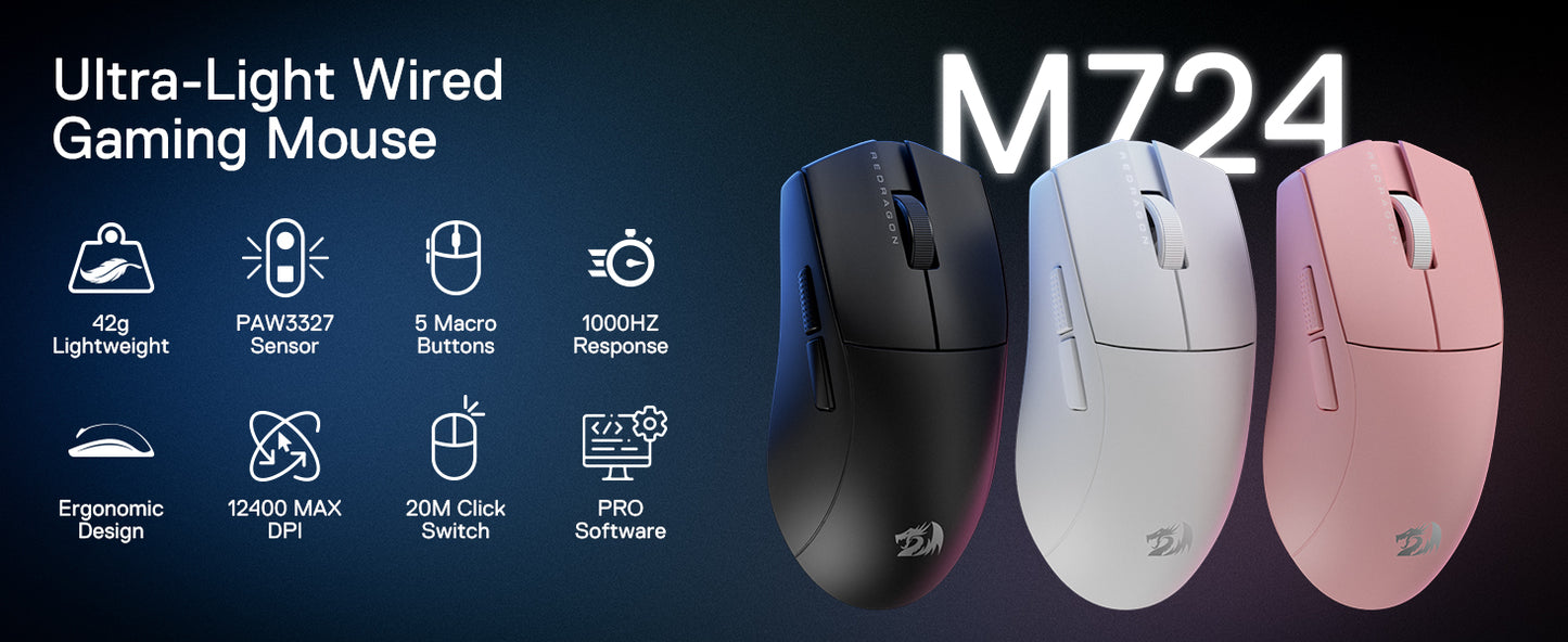 Max DPI Optical 5 Programmable Buttons Gaming Mouse