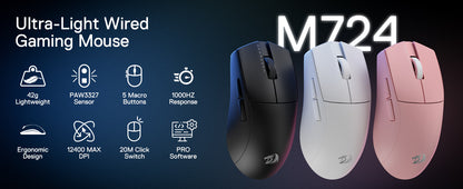 Max DPI Optical 5 Programmable Buttons Gaming Mouse
